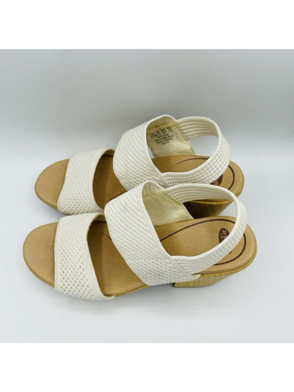 Dr Scholls Shoes Womens Size 8.5 M White Clogs Heels Sandals Strappy Comfort - Picture 6 of 11